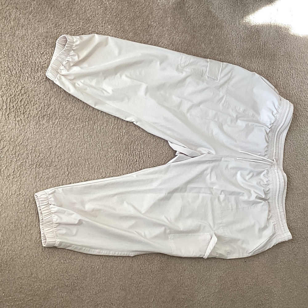 Old Navy White Track Jogger Pants